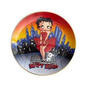 Vintage Betty Boop Collectible Plate : Talk of the Town: Danbury Mint